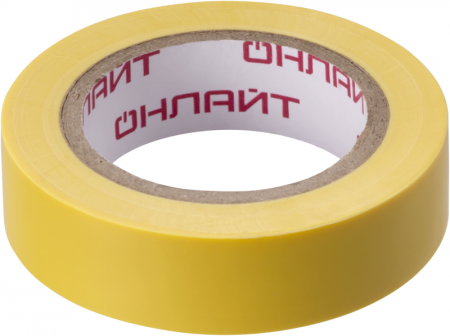 Изображение Изолента ПВХ 61 879 OIT-B15-10/Y желт. ОНЛАЙТ 61879