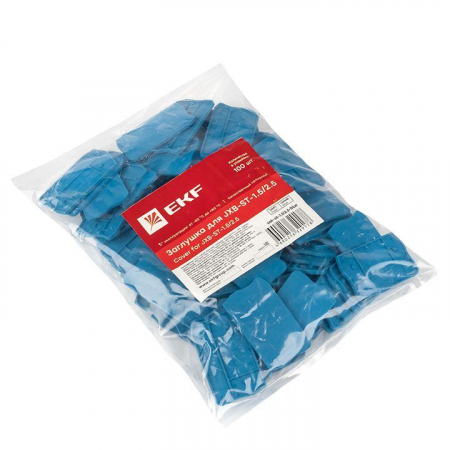 Изображение Заглушка для ST-1.5/2.5 син. EKF sak-st-1.5/2.5-blue