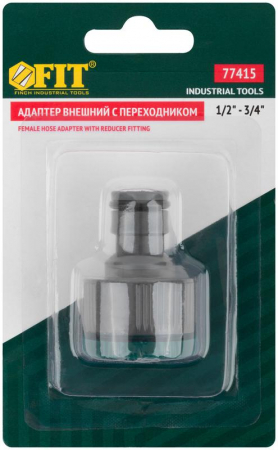 Изображение Адаптер внешний пластиковый 1/2дюйм-3/4дюйм FIT 77415