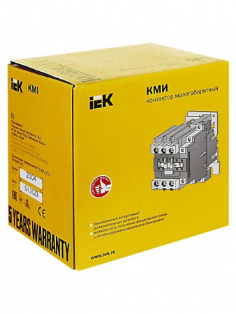 Изображение Контактор КМИ-48012 80А 230В/AC3 1НО 1Н3 KARAT IEK KKM41-080-230-11
