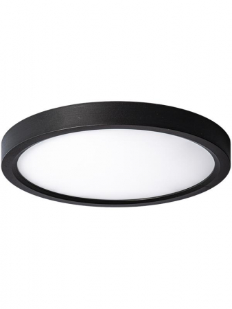 Изображение Светильник светодиодный SLIM BLACK 24Вт 4500К IP40 1620лм 230В 230х25мм КОСМОС KSlim24w_B4500K