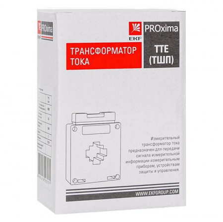 Изображение Трансформатор тока ТТЕ 30 100/5А кл. точн. 0.5 5В.А EKF tte-30-100/tc-30-100