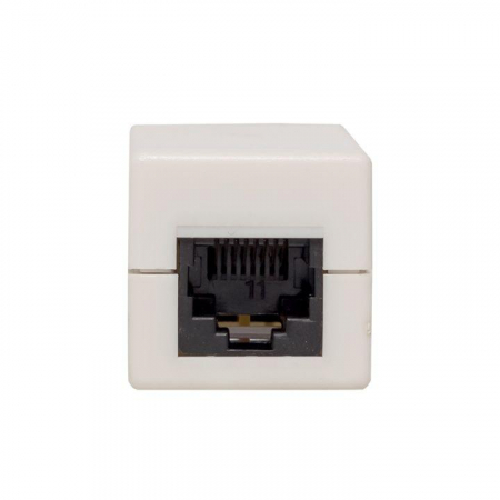 Изображение Адаптер проходной RJ45-RJ45 кат.5E неэкранир. TERACOM бел. EKF TRC-INLC-2RJ45-5EUTP-WH