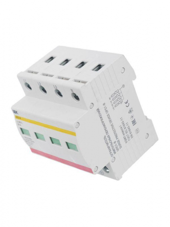 Изображение Ограничитель перенапряжения ОПС1-B 4P KARAT IEK MOP20-4-B