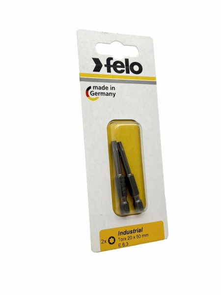 Изображение Бита Е6.3 TX20х50 Industrial (блист.2шт) FELO 03620536