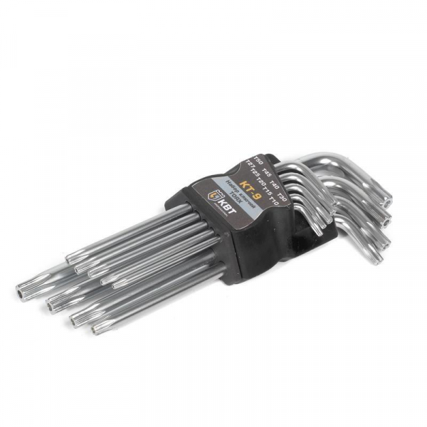 Изображение Набор ключей TORX КТ-9 (Т10-Т50) КВТ 79202