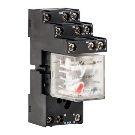 Изображение Разъем для реле РМ5 22/3 AVERES EKF rm5-22-3