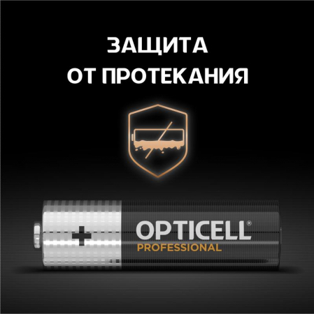 Изображение Элемент питания алкалиновый AA/LR6 (блист. 4шт) Professional Opticell 5052001/6052001