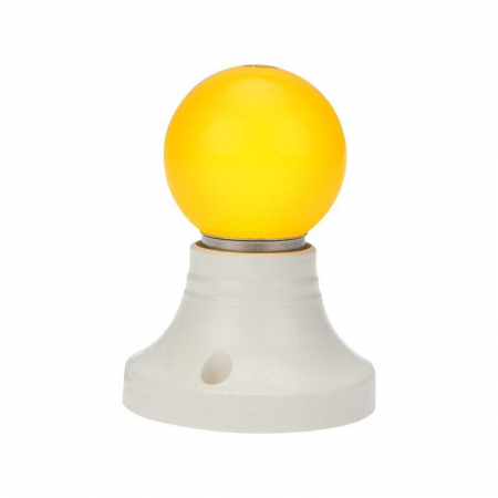 Изображение Лампа светодиодная 1Вт шар d45 5LED желт. E27 Neon-Night 405-111