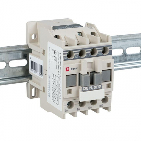 Изображение Контактор КМЭ 12А кат. 220В AC 1НО EKF ctr-s-12-220