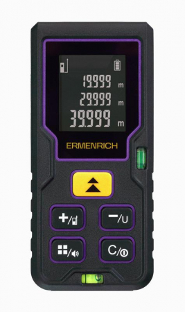 Изображение Рулетка лазерная Reel PLUS GD80 фиолет. Ermenrich 85315