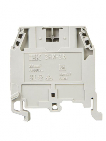 Изображение Зажим наборный ЗНИ-2.5кв.мм (JXB24А) сер. IEK YZN10-002-K03