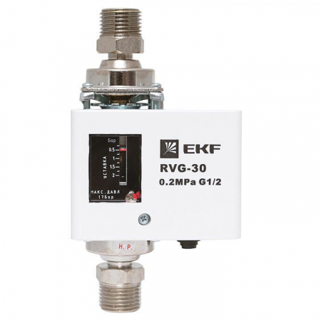 Изображение Реле перепада давления RVG-30-0.2-2 (0.2 МПа) EKF RVG-30-0.2-2