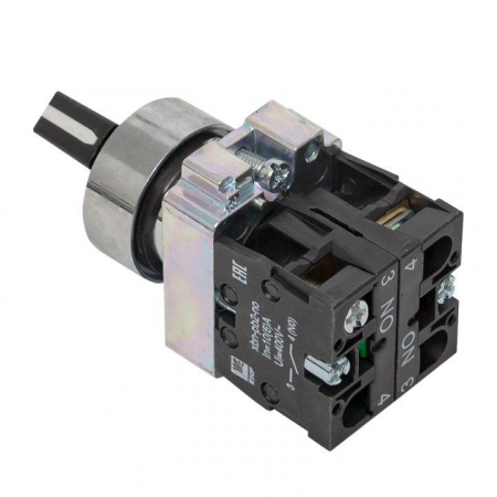 Изображение Переключатель BD33 3P короткая ручка 2NO EKF xb2-bd33