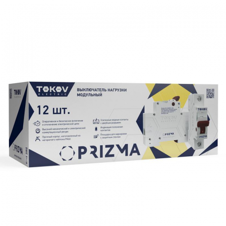 Изображение Выключатель нагрузки модульный 1п 32А PRIZMA TOKOV ELECTRIC TKE-PZ60-MDSI-1-32