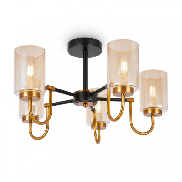 Изображение Светильник Jewel 40Вт E14х5 IP20 потолочн. Freya FR5321CL-05BZ