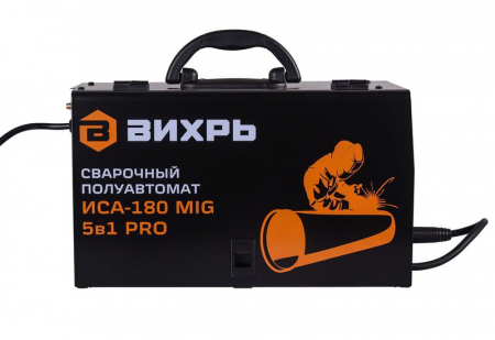 Изображение Инвертор сварочный полуавтомат. ИСА-180 MIG 5в1 PRO Вихрь 65/184