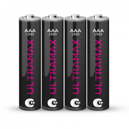 Изображение Элемент питания алкалиновый AAA/LR03 1.5В Ultra Max LR03UM-B4 BL-4 (уп.4шт) ФАZА 5043084