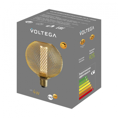 Изображение Лампа светодиодная Loft Led DP82293 4Вт 1800К E27 DIM Voltega 8566