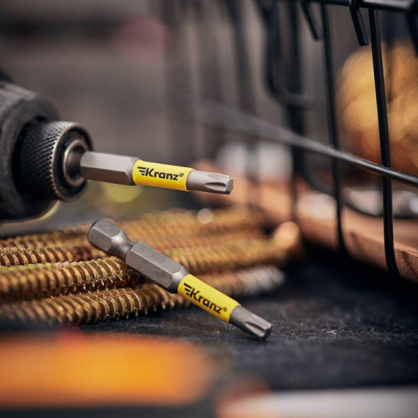 Изображение Бита для шуруповерта Torx T25х50мм (уп.2шт) Kranz KR-92-0428-1