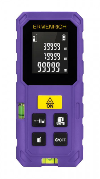 Изображение Рулетка лазерная Reel PLUS GS40 фиолет. Ermenrich 86257